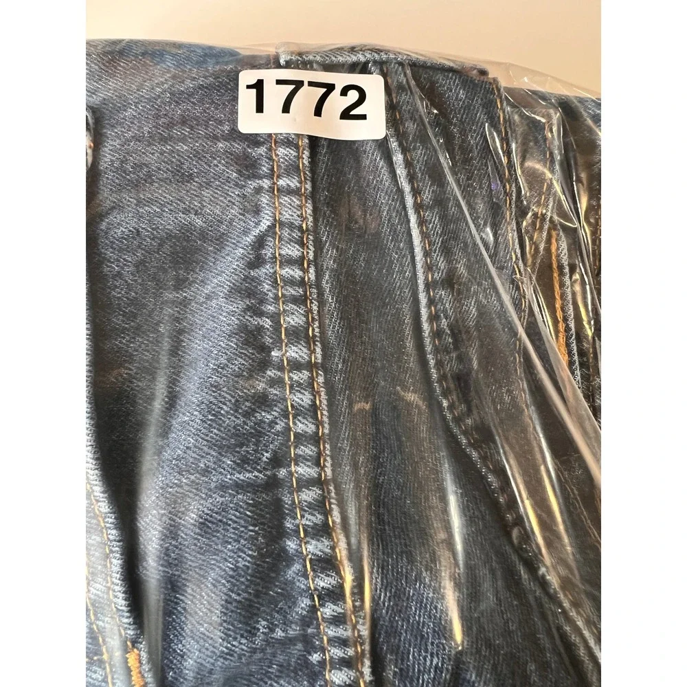 Levis 501 Original Fit Mens Blue Straight Leg Button Fly Denim Jeans W30 L30